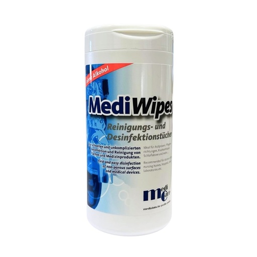[011601150101] MediWipes Reinigungs- und Desinfektionstücher - alkoholfrei - (Neutral) Spenderdose